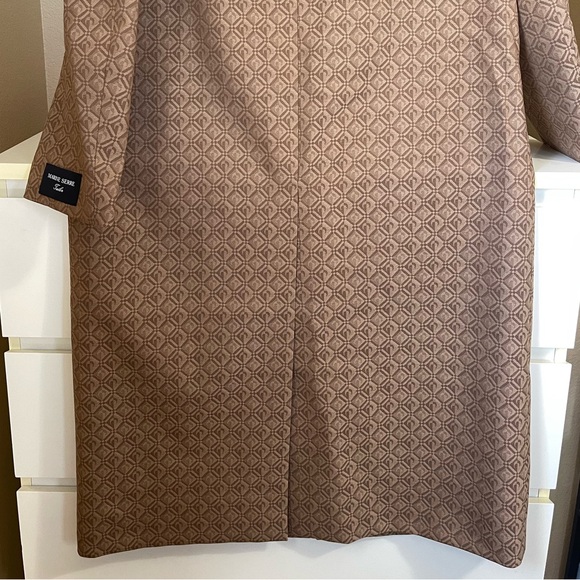 Marine Serre Moon Diamant Jacquard Longline Coat, size small NWT - Picture 10 of 11